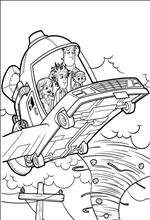 coloring page Cloudy with a Chance of Meatballs
